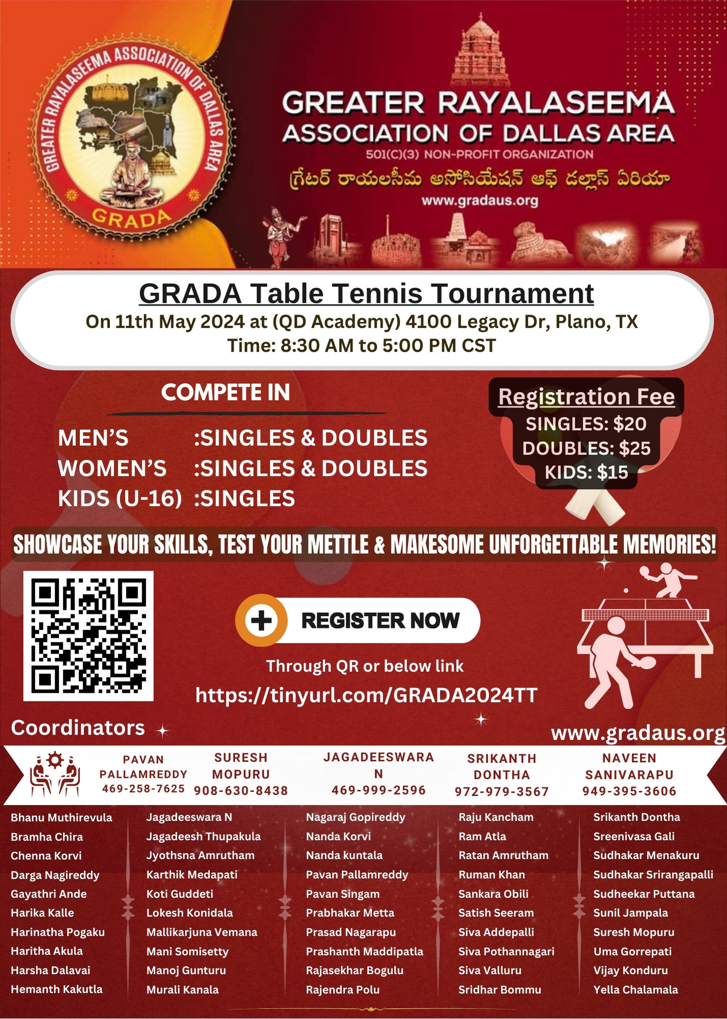 GRADA Table Tennis Tournament